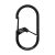 G -Series® dupla kamrás karabiner #2 - Fekete