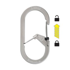 G -Series® Slidelock® #4 dupla kamrás karabiner - acél