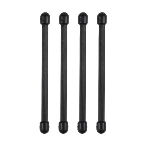 Gear Tie® gumírozott kötöződrót 7,5 cm - 4-es csomag - fekete