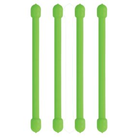   Gear Tie® gumírozott kötöződrót 7,5 cm - 4-es csomag, lime