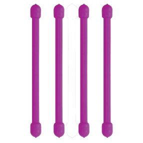   Gear Tie® gumírozott kötöződrót 7,5 cm - 4-es csomag, lila