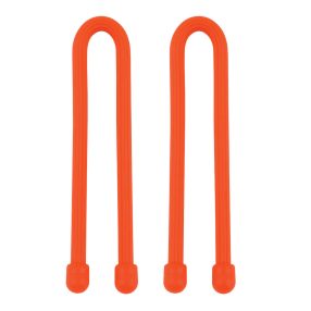   Gear Tie® gumírozott kötöződrót 15cm - 2-es csomag - narancs
