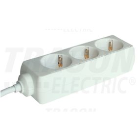 Hordozható elosztósáv, normál, fehér