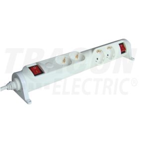 Forgatható-rögzíthető elosztósáv, kapcsolós