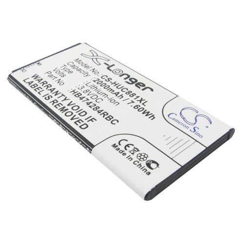 Huawei HB474284RBC 3.8V 2000mAh utángyártott akku Li-ion