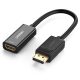 UGREEN MM137 DisplayPort - HDMI adapter, FullHD, 25cm (fekete)