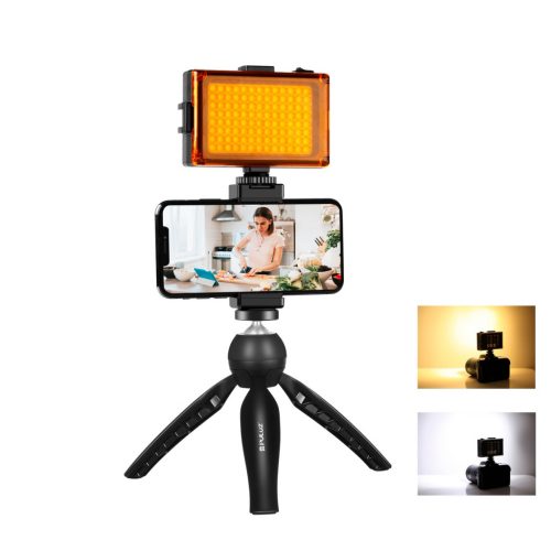 Puluz PKT3131B Tripod LED lámpával