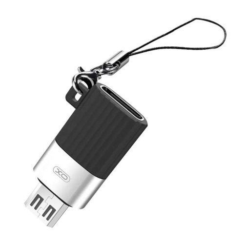 XO NB149-C USB-C – Micro USB adapter (fekete)