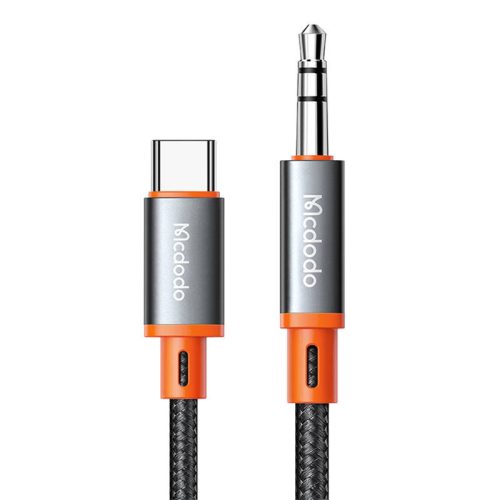 Mcdodo CA-0820 USB-C 3,5 mm-es AUX mini jack kábel, 1,2 m (fekete)