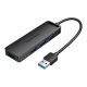 USB 3.0 4 portos hub Vention CHLBD 0,5 m, fekete