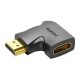 HDMI 90 fokos Adapter Vention 4K 60Hz, AIQB0 (fekete)