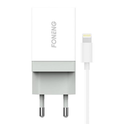 Charger Foneng 1x USB K210 10.5W + USB Lightning cable