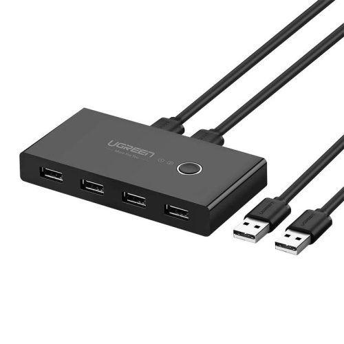 UGREEN 30768B kapcsolódoboz, USB 3.0 (fekete)