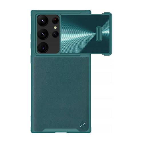 Nillkin CamShield Leather S tok Samsung Galaxy S23 Ultra készülékhez (exuberant Green)