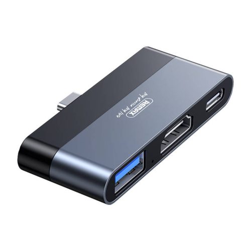 Dokkolóállomás Remax, RP-U15, USB, HDMI, USB-C (fekete)