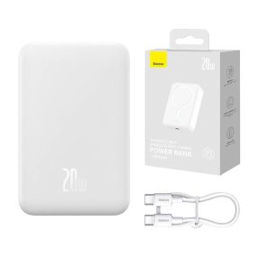   Baseus Mini Magnetic (MagSafe) Powerbank 20000mAh, 20W (fehér)