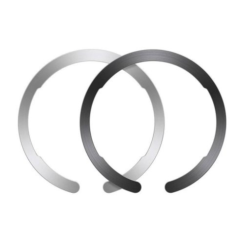 Adapter Magsafe ESR HaloLock Ring okostelefonhoz 2db. (fekete/ezüst)