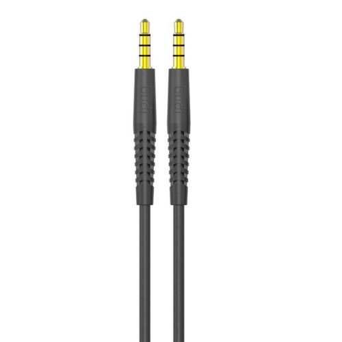 AUX kábel mini jack 3,5 mm - mini jack 3,5 mm Budi, 1,2 m (fekete)