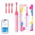 Sonic toothbrush with app for kids and tips set  Bitvae K7S (pink)