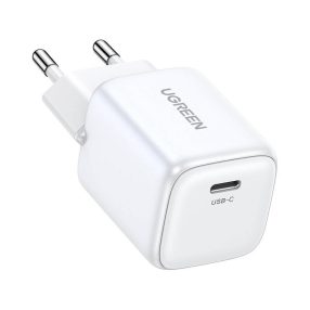   UGREEN 15326 Nexode mini töltő, USB-C, PD3.0, QC4.0, GaN, 30W (fehér)
