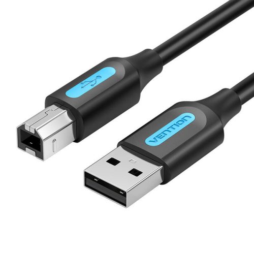 USB 2.0 A–B szellőző kábel COQBF 1 m (fekete)