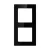 Double frame socket Avatto N-TS10-Frame-B2 (black)