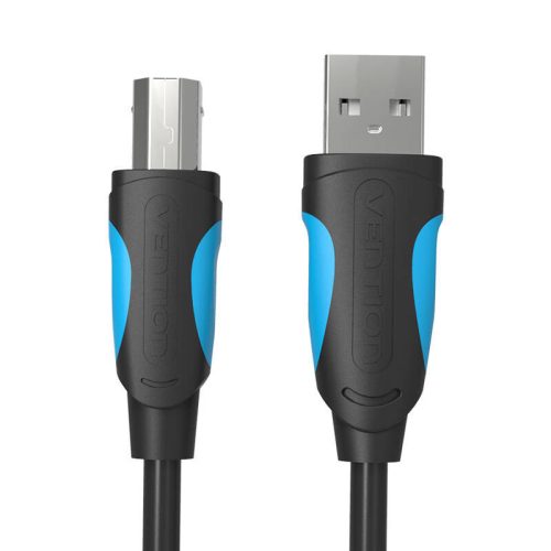 USB 2.0 A – USB-B nyomtatókábel Szellőzőnyílás VAS-A16-B100 1 m fekete