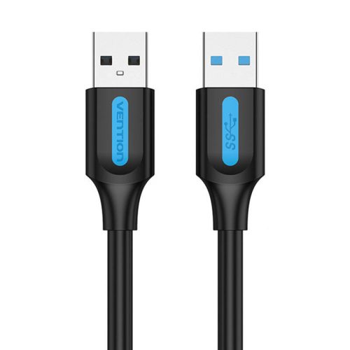 USB 3.0 kábel Vention CONBI 2A 3m fekete PVC