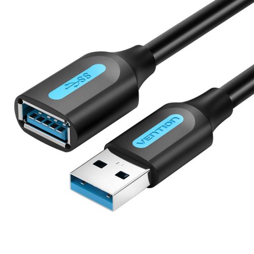 Hosszabbítókábel USB 3.0 apa-anya Vention CBHBI 3m fekete