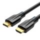 HDMI 2.1 Vention AANBF kábel, 1 m, 8K 60Hz/4K 120Hz (fekete)