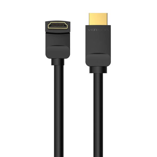 Kábel HDMI 2.0 Vention AAQBH 2m, szögben 270°, 4K 60Hz (fekete)