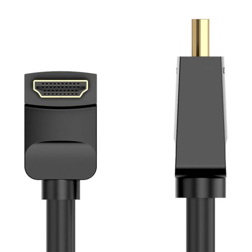 Kábel HDMI 2.0 Vention AARBG 1,5 m, szög 90°, 4K 60Hz (fekete)