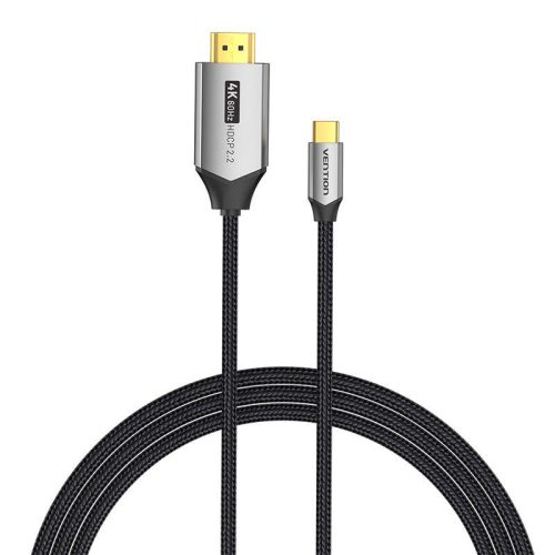 USB-C – HDMI 2.0 kábel Vention CRBBH 2m, 4K 60Hz (fekete)