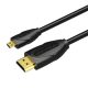 Vention VAA-D03-B150 Micro HDMI-HDMI kábel 1,5 m 4K 30 Hz (fekete)