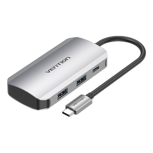 USB-C dokkoló állomáshoz 4x USB3.0, PD 0,15 m Vention TNBHB (szürke)