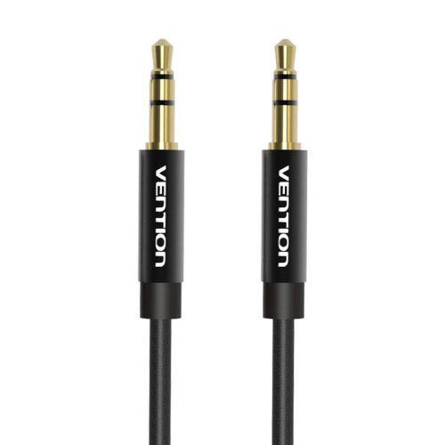 Audiokábel 3,5 mm-es mini jack Vention BAGBF 1m fekete