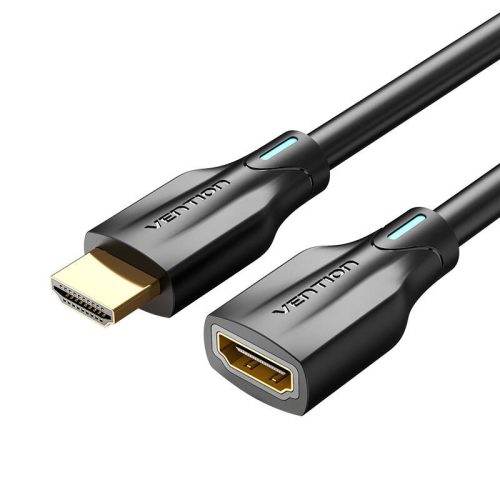 HDMI 2.1 Vention AHBBF hosszabbító kábel, 1 m, 8K 60Hz/ 4K 120Hz fekete