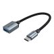 USB 3.0 dugasz-USB csatlakozó OTG kábelszellőző CCXHB 0,15 m (szürke)