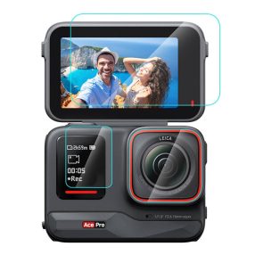   3 in 1 Tempered Glass Film PULUZ For Insta360 Ace Pro (PU951T)