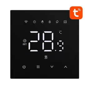   Intelligens termosztát Avatto WT410-16A-B elektromos fűtés 16A WiFi