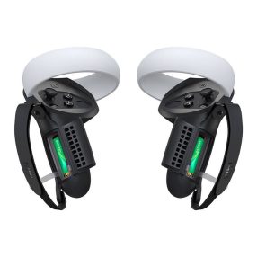   Controller Grip with Battery Door Kiwi Design Q1 PRO-2.2 for Meta Quest 2 Black