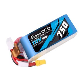   Gens Ace 750mAH 11.1V 60C 3S1P Lipo battery with XT30 connector