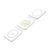 Magnetic wireless charger, Essager, EWXCX3-NMC02, 3w1, 15W (white)