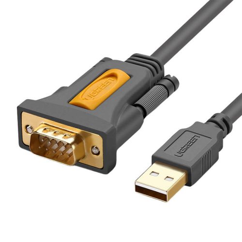 USB-DB9 RS-232 kábel Ugreen CR104, 2m (fekete)