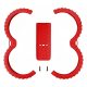 Protective back cover SUNNYLIFE for DJI Avata 2 (red)