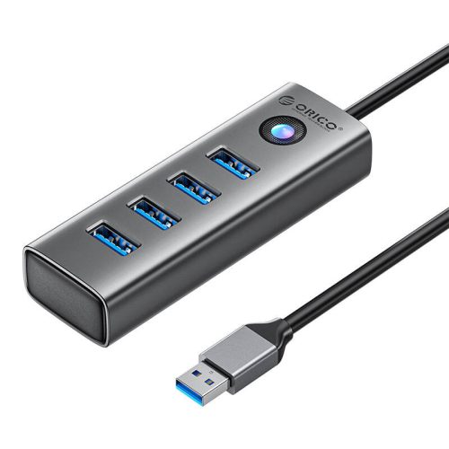 Orico PDD4U USB-4x USB 3.0 hub adapter (szürke)