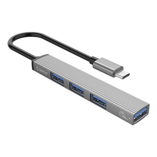 Orico USB-USB 3.0 + 3x USB 2.0 hub adapter (szürke)