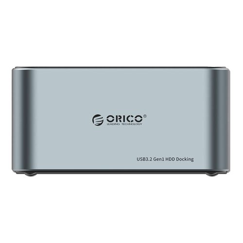 Orico dokkoló állomás 2,5" / 3,5" HDD / SSD, 5Gbps, USB-C-től USB-C/A-hoz klónozási funkcióval (fekete)