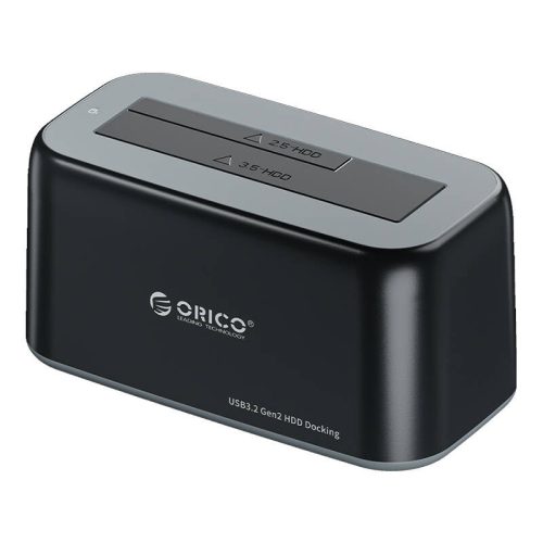 Orico dokkoló állomás 2,5 / 3,5" HDD / SSD, 5 Gbps, USB-C - USB-C/A (fekete) számára