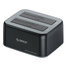   Orico docking station for 2.5" / 3.5" HDD / SSD, 5Gbps, USB-A to USB-B with cloning function (black)